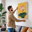 Single Lotus Bloom Botanical - Wrapped Canvas-1234359041-1234359099