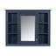 Armoire à pharmacie de 35 po, armoire de rangement murale pour salle de bain, armoire de salle de bain moderne avec miroir, armoire à miroir avec 6 tablettes ouvertes-1781345815