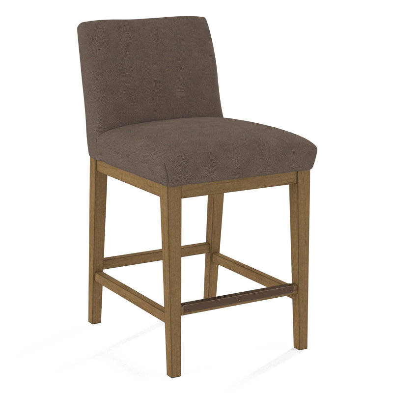 Upholstered Stool, Evolution Silver Fox, Beachwood