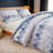 Dailynap Gray And Blue Geometric Pattern Minimalist Style Bedding Set-116328496