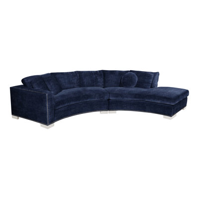 Michael Weiss 2-Piece Curved Sectional
