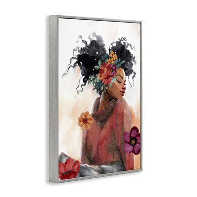 Rêve féminin, estampe numérique, design par Kim Allen