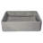 Eden Bath 14.75'' Gray Stone Rectangular Bathroom Sink