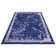 Machine Woven Dark Blue Rug