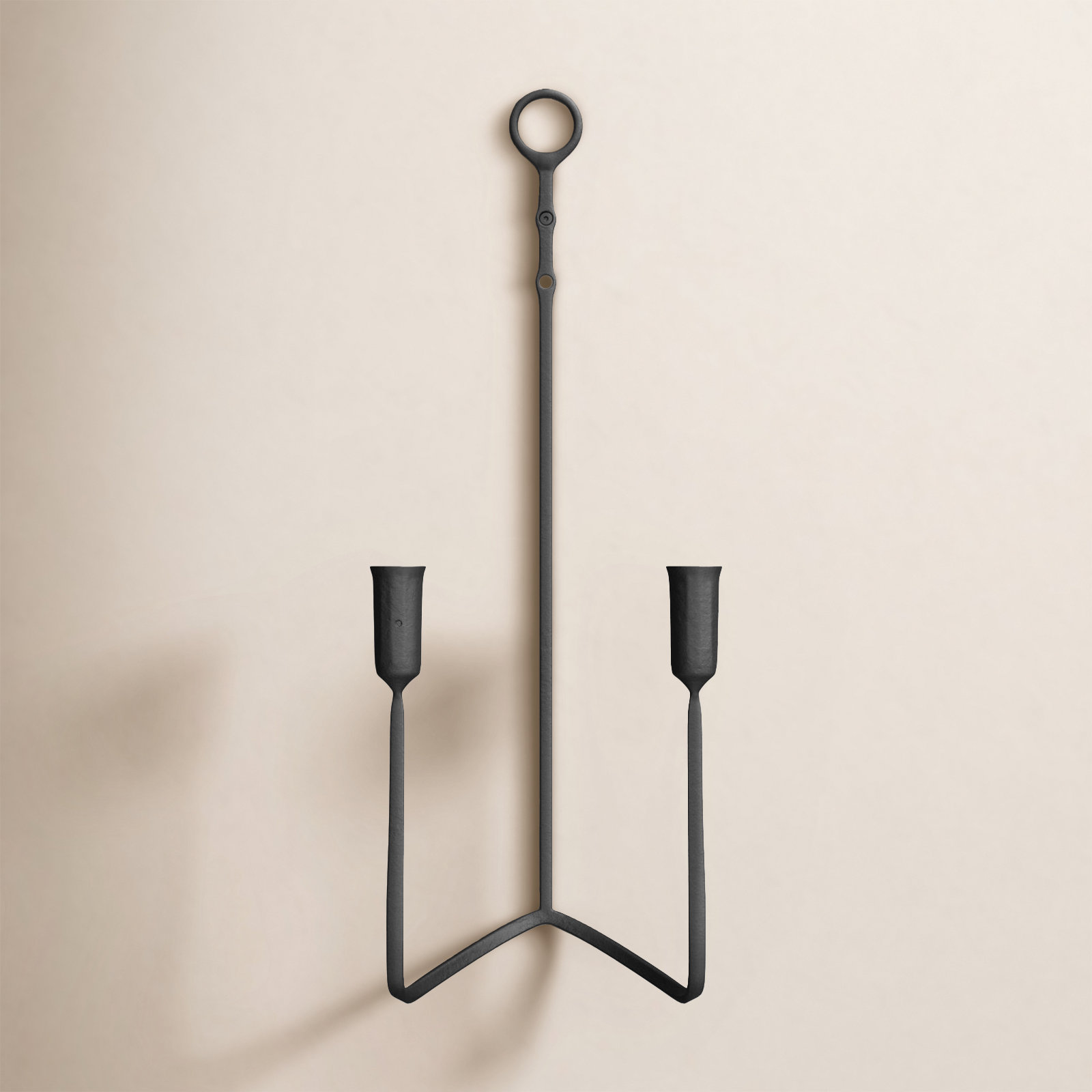 Metal Wall Sconce Candle Holder