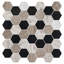 Channing 2 in. Hexagon Honeycomb Mosaic Tile-50210687