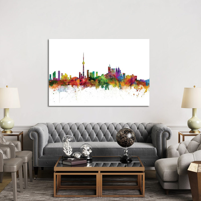 Toronto, Canada Skyline by Michael Tompsett - Wrapped Canvas Gallery-Wrapped Canvas Giclée, 152.5 cm H x 101.5 cm W