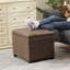 Repose-pieds 24 po en similicuir avec rangement-469149732