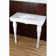 Imperial 29" Tall White Ceramic Rectangular Console Bathroom Sink with Overflow