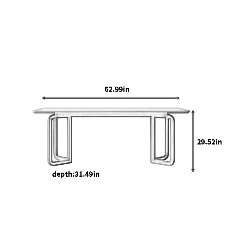 Adriaan, H 29,52 po x L 62,99 po x l 31,49 po, Tanné