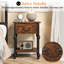 46 cm W Bedside Table