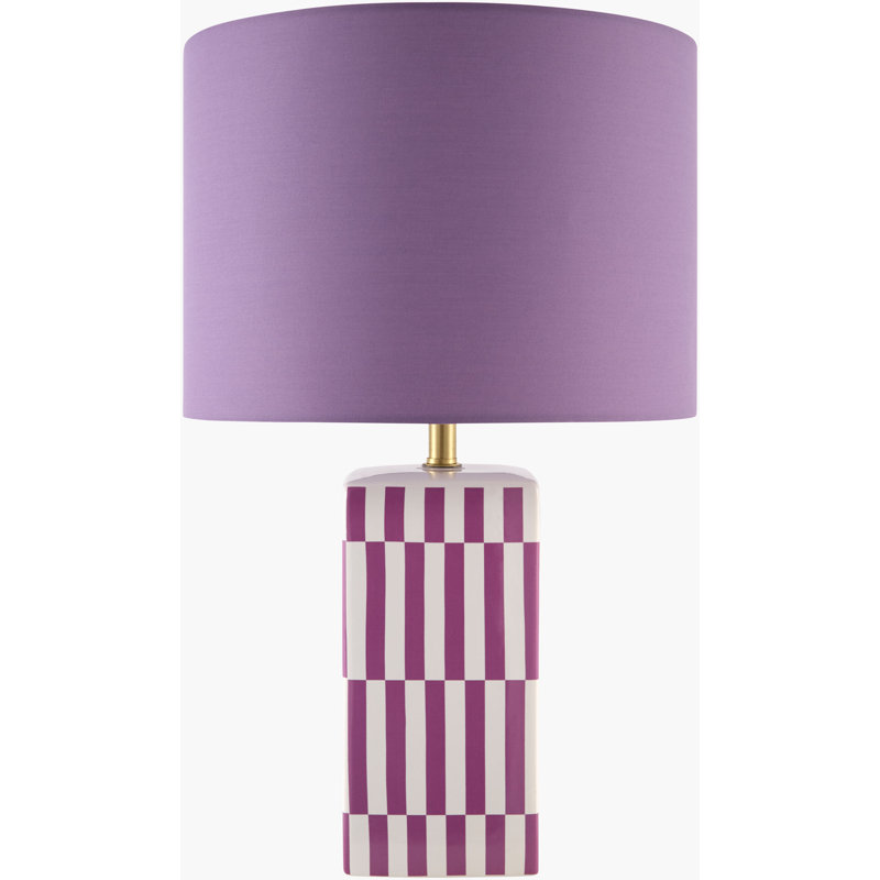 Lampe de table Evert, Mauve, Purple, Lin