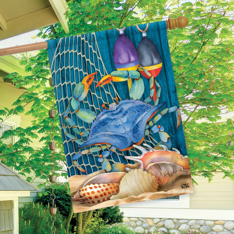Drapeau maison d'été Crab Walk