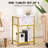 Keri 15.74'' W Metal Nightstand
