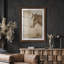 Art mural vintage rétro encadré pour chambre à coucher - 26 po x 36 po brun-676308762