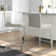 Hamby Upholstered Counter Stool with Metal Frame