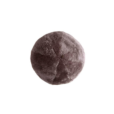 Coussin sphérique 100% peau de mouton arrondie de qualité supérieure - Diam 12 po