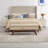  46.8'' Wide Rectangle Storage Ottoman Faux Leather Ottoman With Storage Bedroom Bench Upholstered Bench-1960514768