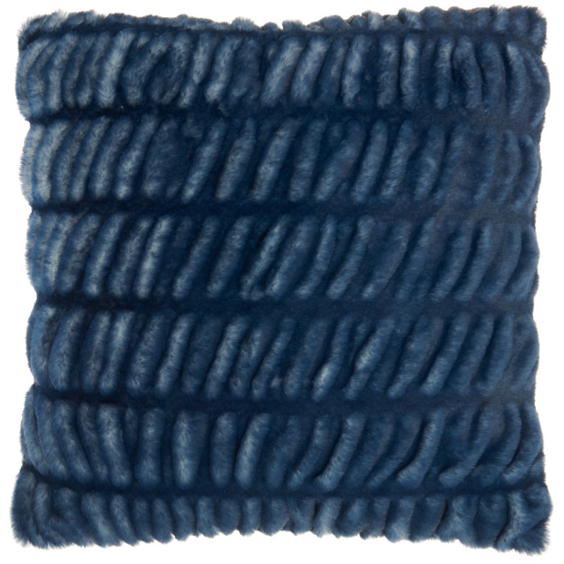  Square Pillow Cover and Insert, Navy