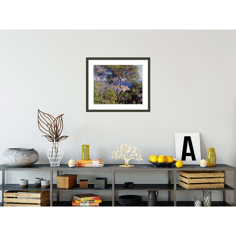 «Bordviera» par Claude Monet, impression giclée sur cadre, H 23,5 po x l 27,7 po