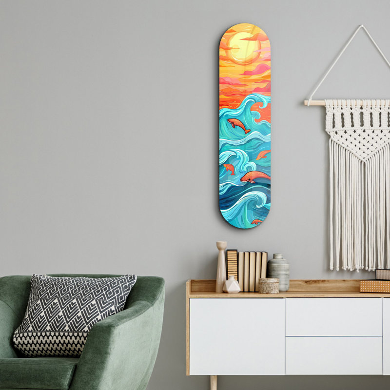 Peinture décorative en verre trempé