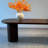 Retractable center island table-113401211