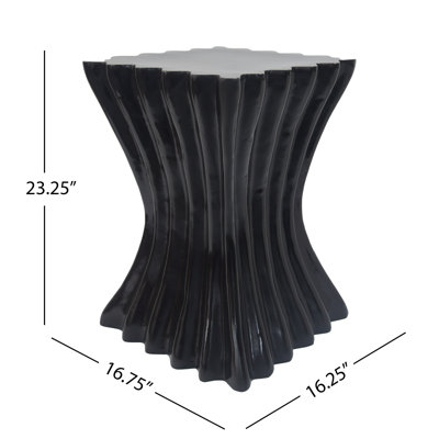 Outdoor Wave Patio Side Table
