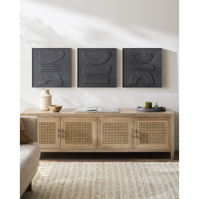 Vitaliana Exploration Wall Art, Black