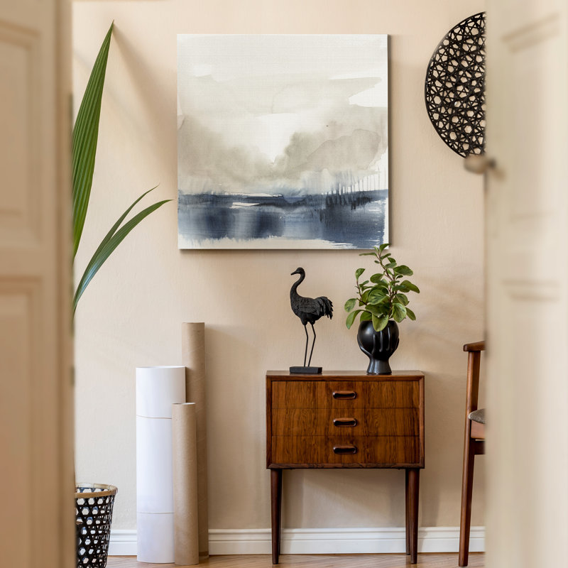 « Fog on the horizon II », reproduction d’art sur toile tendue, H 24 po x l 24 po x P 1 po