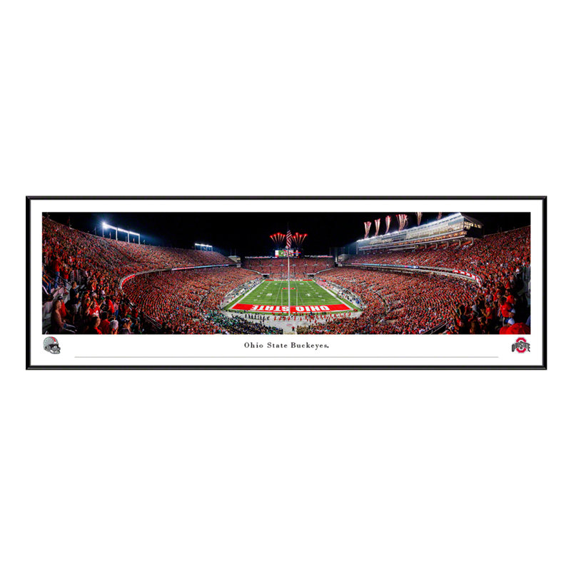 " Ohio State Buckeyes " by James Blakeway Print
