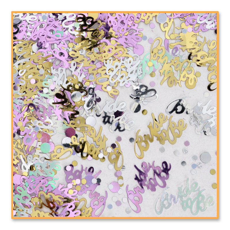 Bride To Be Confetti - paquet de 6