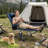 Folding Camping Chair For Adults-3-In-1 Heavy Duty Foldable Camp Chair With Detachable Footstool, Padded Pillow, Cup Holder & Carry Bag,5-Speed Adjustable,500 LBS Capacity-1133922396