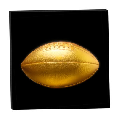 Gold Designer Football Ball 20x20
