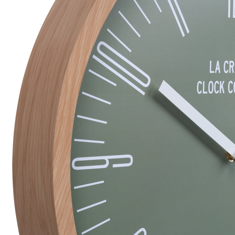 La Crosse Clock 404-3041D 16-inch Ellwood Analog Quartz Wall Clock