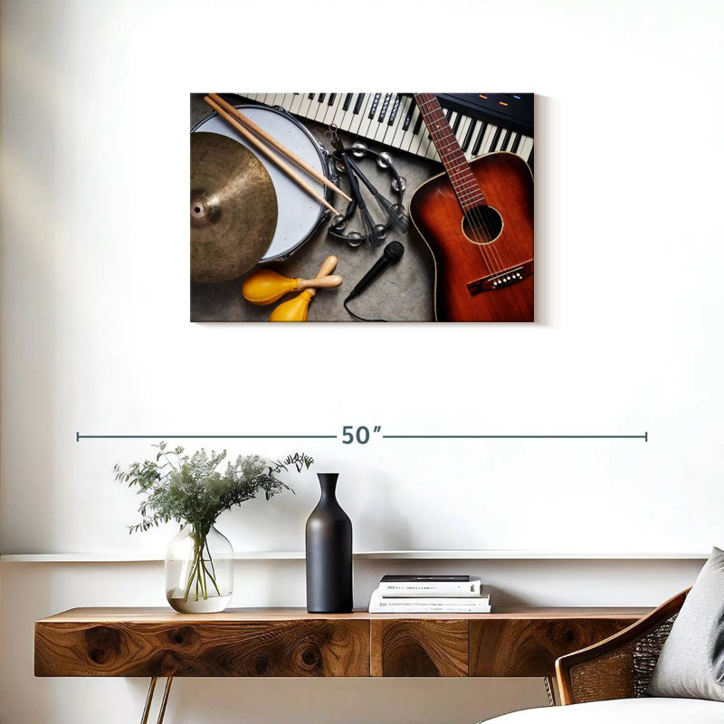 Abarca Musical Instruments Medley, 20" H x 30" W