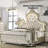 King Size Upholstered Bed with LED Light