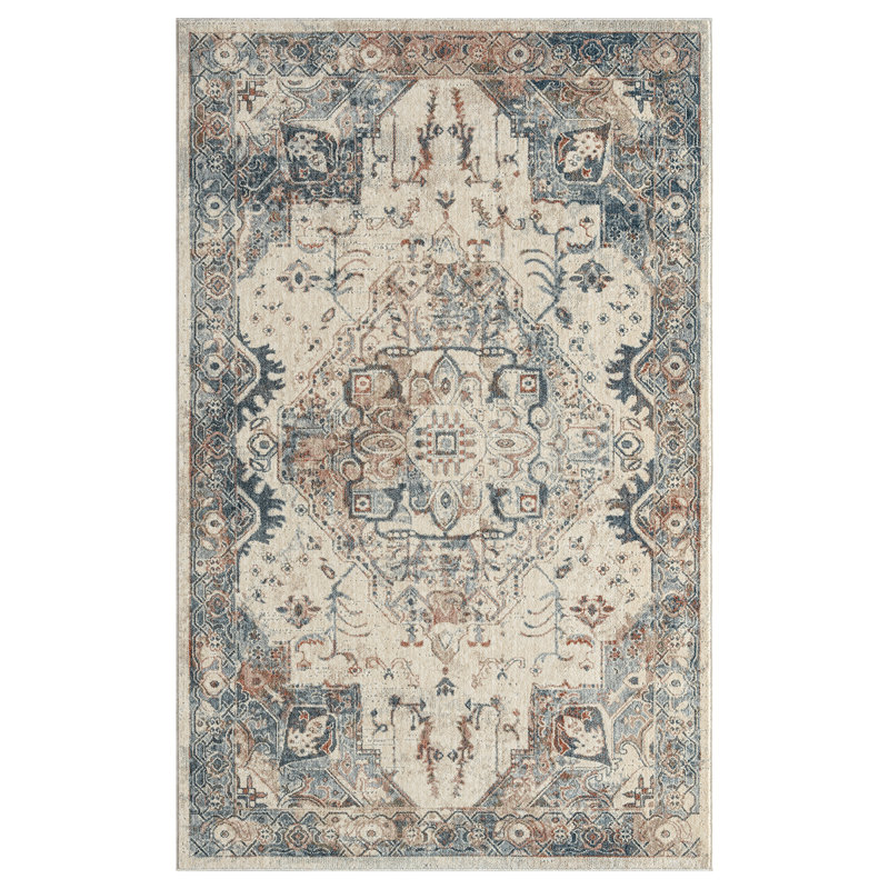 Cynthie Oriental Indoor Rug, Rectangle 6' x 9'