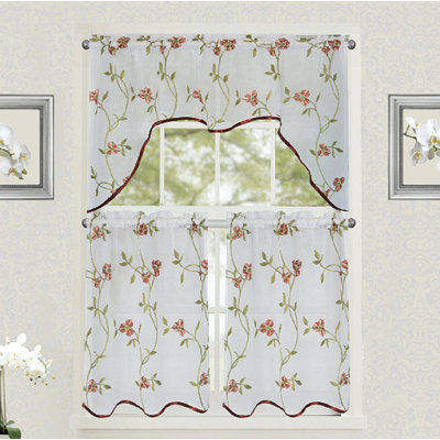 Drooks Floral Kitchen Curtain