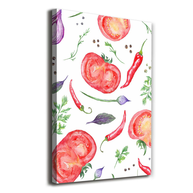 Vegetables - Wrapped Canvas Print