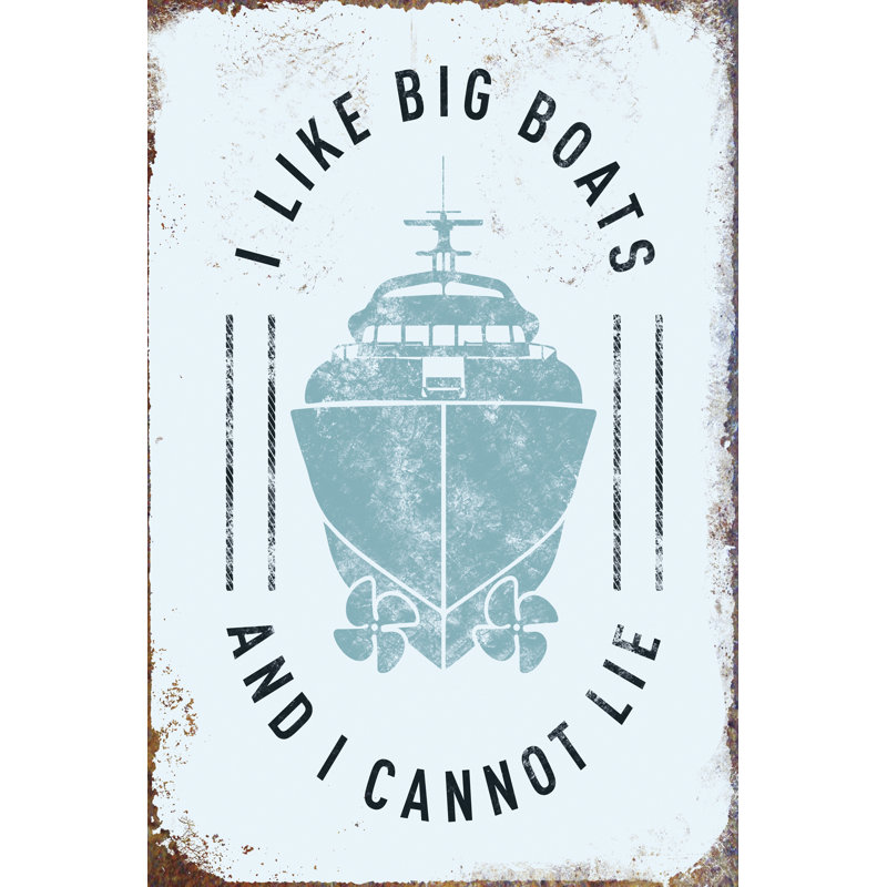 Punny Nautical II by JJ Brando - Wrapped Canvas Art Prints, 30cm H x 20cm W x 3.8cm D