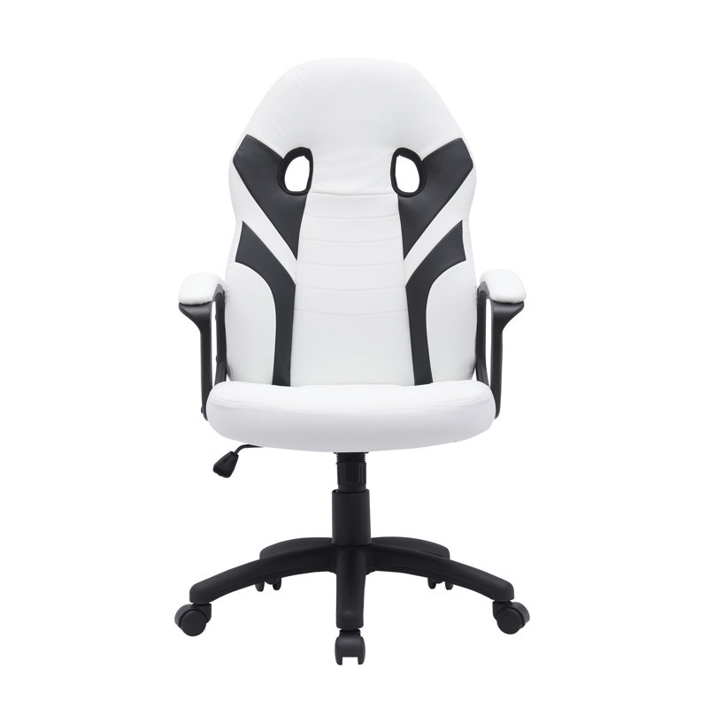 Fauteuil de jeu Zenith, blanc / noir