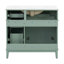 Meuble-lavabo moderne vert clair de 36 po avec lavabo en céramique, porte à fermeture en douceur et 4 tiroirs de rangement, offrant un look raffiné et une fonctionnalité pratique au quotidien. (Ancien SKU: N729P380151F)-946919497
