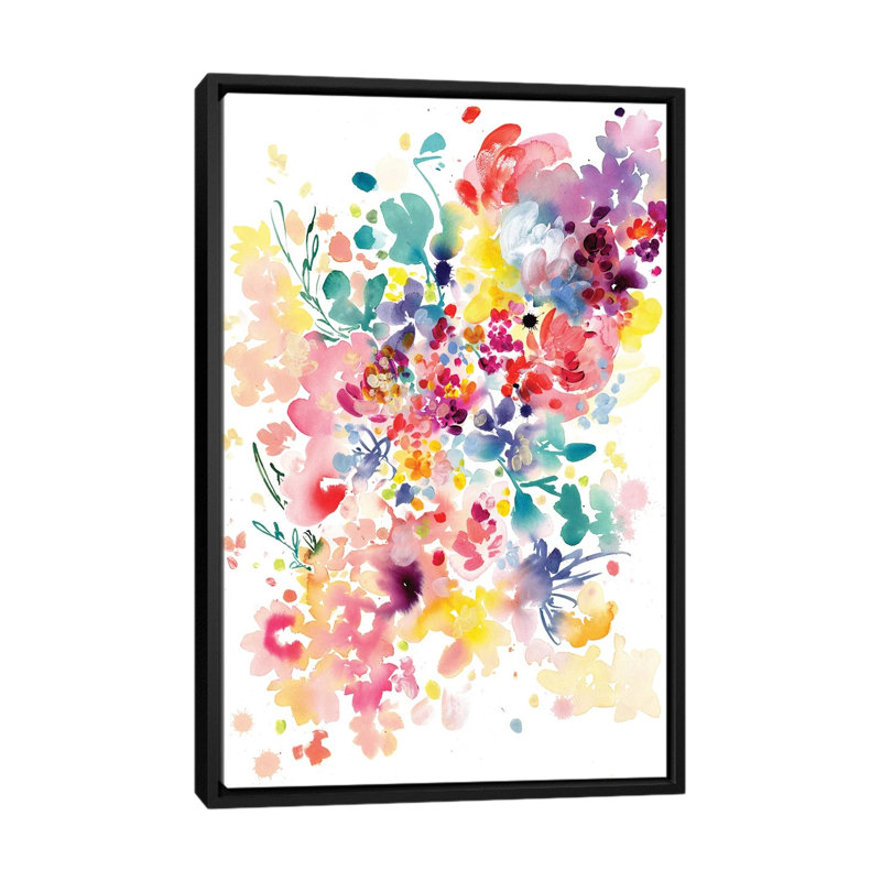 Aura by CreativeIngrid - Painting on Canvas, Black Framed, 101.6 cm H x 66.04 cm W