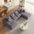 Boneless L Shaped Sectional with 6 Pillows-785336798