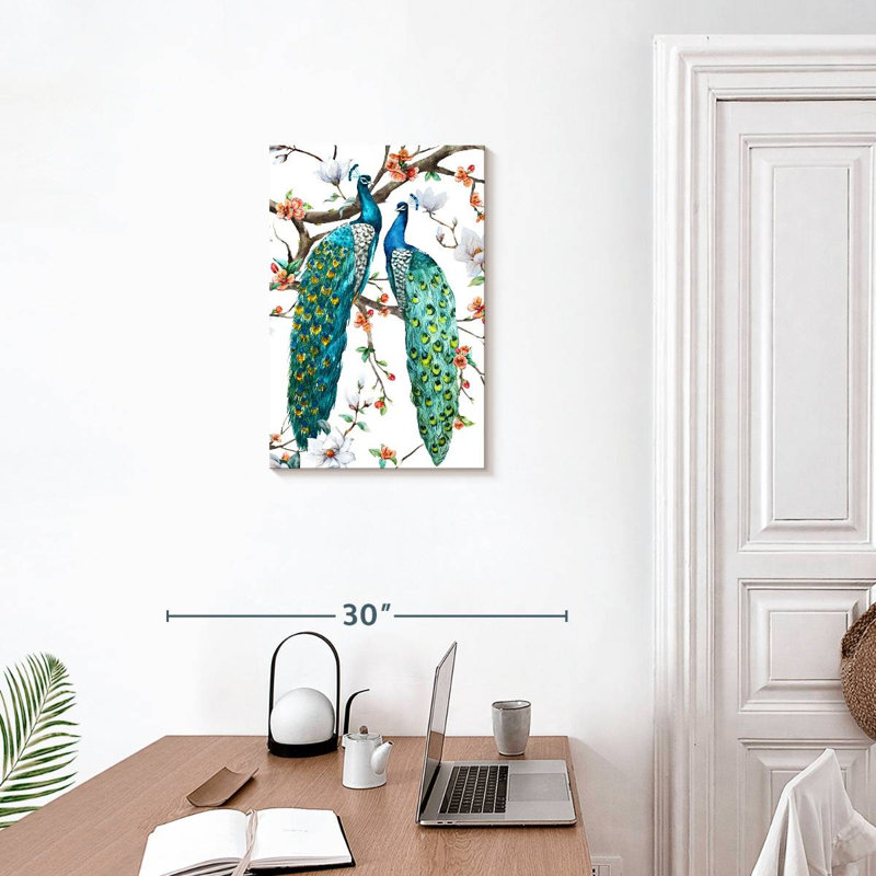Brampt Paradise Birds I, 24" H x 16" W