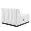 Chaise sans accoudoirs rembourrée en tissu Conjure Channel-1113153770