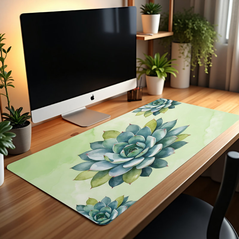 Polyester Desk Pad, 14.4x12.1
