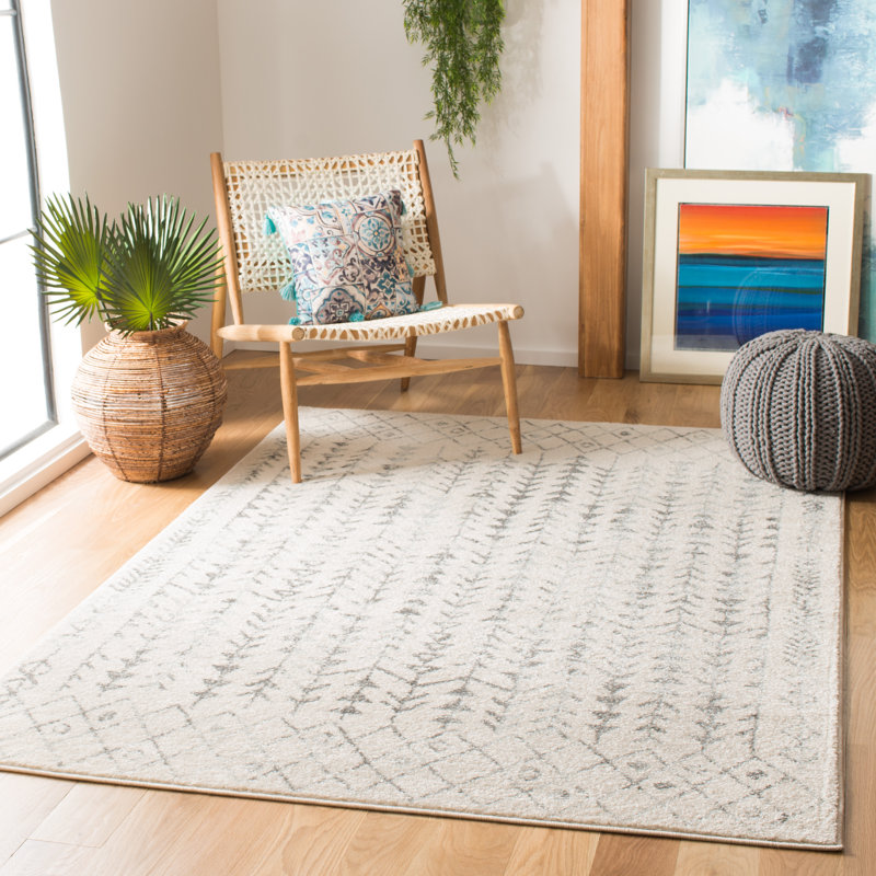 Braffe Geometric Area Rug, Rectangle 160 x 229 cm