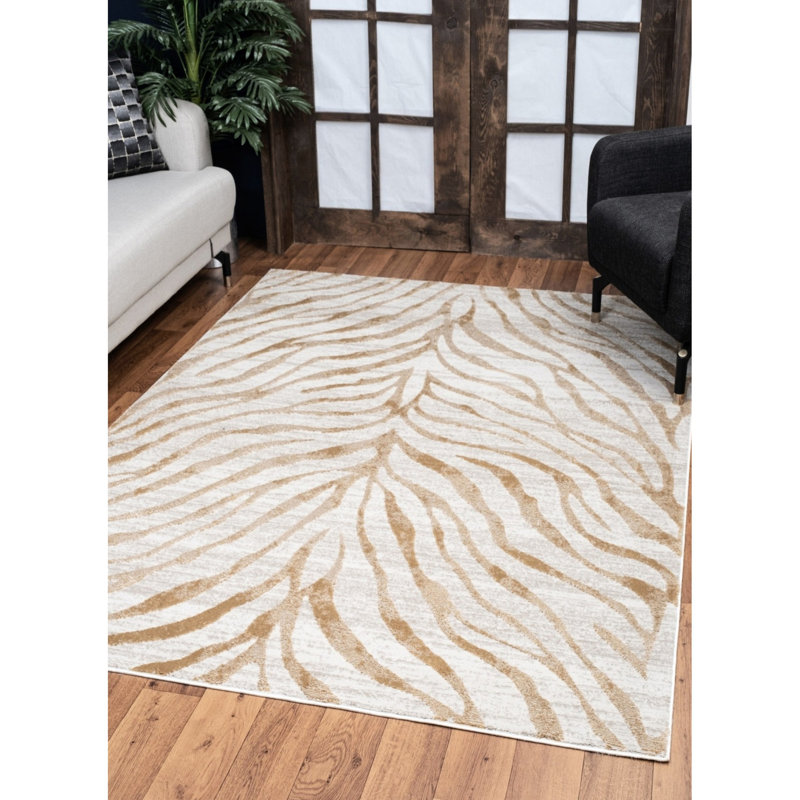 2ft X 3ft Gold Elegance Area Rug, 100% With Jute Backing, For High Traffic Areas And Long-lasting A Beautiful Home