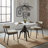 Bistro Table White & Black
